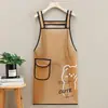 Delantal Impermeable Transparente Nuevo de TPU para Cocina Casera y Restaurante, Resistente al Aceite, Moderno para Mujeres, Adecuado para Lavar Platos y Productos Acuáticos, Se Puede Estampar