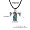 Collar con colgante de letra inglesa de aleación transfronteriza para mujer, estilo occidental, cadena de cactus, girasol, turquesa, Amazon