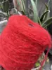 Lã Mohair Longa de Espessura Média, cerca de 40% Lã, Macia e Não Pica, Linha para Casacos, Suéteres, Lenços e Xales