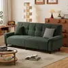 Sala de estar de apartamento pequeño, propiedad de alquiler, espacio de oficina, unidad de alquiler multifuncional, sofá cama apto para gatos que se puede plegar