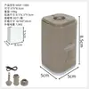 Mini Bomba de Aire Eléctrica Portátil para Acampada al Aire Libre, Colchón Inflable, Flotador de Natación, Doble Uso para Inflar y Desinflar, Inalámbrica