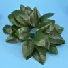 Papel de regalo hecho a mano con flores y hojas Rosa sosteniendo flor Hoja de flor material de rosa bolsa de plástico flor Rama de flor