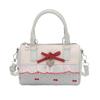Bolso de axila de nicho de alta gama para mujer, nuevo bolso de estampado de lazo Verano 2025, moderno bolso de hombro y de mano