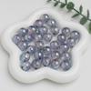 Dingyi 10-12 Perlas Estrella Ópalo Luna Fría Resina Galvanizada Agujero Pasante Perlas Sueltas Sin Rayaduras Accesorios para Cadena de Teléfono Móvil DIY