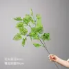 Flores artificiales en tonos verdes, de un solo tallo, para decoración de bodas, decoración de salones de bodas de alta gama, arreglos florales de plástico