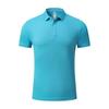 Roupas de Trabalho Personalizadas Sem Costura Tecnologia Antibacteriana Camisa Polo Manga Curta com Gola Camisa Polo de Seda Gelada Secagem Rápida