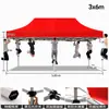 Toldo Protector Solar para Exteriores, Carpa Plegable, Sombrilla Grande de Cuatro Esquinas Engrosada y Reforzada, Carpa de Exposición para Montaje de Puesto, Impresión Personalizada con Publicidad