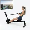 Máquina de Remo Silenciosa para el Hogar Transfronteriza, Equipo de Fitness Súper Quema Grasa, Dispositivo de Entrenamiento Integral, Máquina de Remo Pequeña, Máquina de Remo