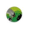 Broches divertidos estilo inglés europeo y americano, insignias de metal, accesorios para la ropa, pines de solapa con patrones geométricos circulares, venta al por mayor de fábrica