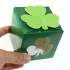 Caja de Dulces Temática Día Irlandés Transfronterizo St. Día de San Patricio Trébol Dibujo Animado Caja de Regalo Venta al por Mayor Personalización