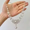 Collar Super Brillante de Circonita Princesa Fugitiva para Mujer 2026 Nuevo Modelo Gama Alta Lujo Ligero Estilo de Nicho Exquisita Cadena para la Clavícula