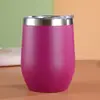 Copo de Casca de Ovo Pintado com Spray de Plástico Transfronteiriço Copo de Vinho Tinto de Aço Inoxidável 304 Copo de Água Simples com Isolamento Copo de Ovo com Barriga em U Atacado