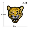 Parche de Tela con Cabeza de Animal Tigre Lobo Oso de Venta Caliente Etiqueta Decorativa de Tela para Exteriores Insignia para Ropa Bordado por Computadora Stock Listo Venta al por Mayor