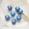 Año Nuevo Rojo Linda Manzana Amor Cuadrado Cuentas Hecho a Mano DIY Cadena para Teléfono Bolso Pulsera Colgante Accesorios de Joyería Material