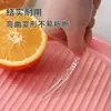 Tenedor de Fruta Desechable Transparente, Tenedor Pequeño de Plástico Engrosado para Uso Doméstico, Tenedor para Postre y Bocadillos, Tenedor de Fruta Simple de Plástico Transparente