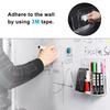 Soporte de Marcador Acrílico Transparente de 3 Compartimentos para Montar en Pared Personalizado por el Fabricante, Soporte para Marcadores, Soporte para Control Remoto