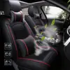 Almofada de assento GM de cinco lugares e quatro estações para todos os carros capa de almofada totalmente fechada capa de assento de couro resistente ao desgaste e durável assento não destacável
