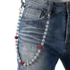 Cadena de Cintura Transfronteriza de Amazon Diamante de Arcilla Diamante Estrellado Bola de Diamante Estrellado Círculo Único Cadena para Pantalones Cadena Corporal Joyería Hecha a Mano para Hombres y Mujeres