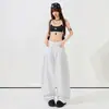 Jeans Anchos de Pierna Recta Ligeramente Curva para Mujer Hys/2026 Estilo Nuevo de Primavera y Tacto Suave de Lino-Algodón