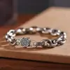 Pulsera con Mantra de Seis Caracteres Tallada Estilo Retro para Hombres y Mujeres, Vajra y Mazo Mágico Estilo Étnico, Pulsera Estilo Palacio Nacional Literario y Artístico