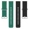 Adecuado para Samsung watch5/Huawei gt hebilla doble patrón de ola de océano correa de silicona 20 22mm correa de silicona