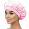 Vendas Diretas da Fábrica Amazon Comércio Exterior Lenço de Cabeça Elástico de Borda Estreita Seda Imitada Chapéu para Cuidados com a Beleza do Cabelo Touca de Cetim Pós-Parto