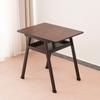 Mesa Pequeña Mesa de Centro Mesa de Té Apartamento Pequeño Madera Maciza Estilo Chino Nuevo Sala de Estar Balcón Combinación Casual de Mesa y Silla Mesa Cuadrada Pequeña