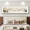 Arte de Pared Alegre para Dormitorio: Nueva Pintura Decorativa para Dormitorio Principal Estilo Chino para la Paz y la Felicidad, Mural de Pared Cálido para el Hogar