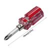 Mini Destornillador Cabeza de Rábano Doble Propósito Ahorro de Esfuerzo Mango Corto Destornillador Phillips Flor de Ciruelo Telescópico Doble Propósito Destornillador Pequeño
