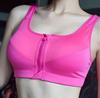 Sujetador deportivo con cremallera frontal, profesional, a prueba de golpes, transpirable, sin aros, para correr, ropa interior de yoga, sujetador deportivo para mujer