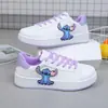 Zapatos Blancos para Niñas 2026 Primavera y Verano Nuevos Zapatos Deportivos Transpirables de Dibujos Animados para Niños Mayores con Suelas Suaves y Zapatos Casuales para Niños