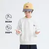 Casa da Hai Ma 2026 Outono Roupas Infantis Novidades Roupas de Outono para Meninos Moletom Soltinho de Gola Redonda Infantil Suéter Estiloso