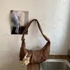 Nova bolsa feminina transfronteiriça, elegante 2026 verão nova moda bolsa de ombro crossbody de grande capacidade, versão coreana bolsa bolinho
