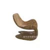 Silla de Ocio con Rodaja de Madera Maciza de Forma Única, Sillón Sofá Artístico de Gama Alta, Silla de Ocio para Villas, Hoteles y Casas de Huéspedes, Asientos Personalizados