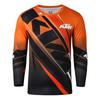 KTM Camiseta de Corrida Off-Road Manga Longa SE Verão Masculina Roupa de Ciclismo Bicicleta Roupa de Downhill Mountain Bike Longa