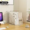 Organizador de archivos de escritorio multifuncional, multicapa, caja de almacenamiento de libros de gran capacidad para escritorios de oficina, utilizado para organizar documentos y archivos