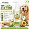 Kineshinex Aveia Cuidado Pet 2 em 1 Limpeza Suave, Anti-Coceira, Hidratação e Suavização Fórmula para Cuidado dos Pelos