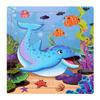 Brinquedos de barraca de madeira para crianças 16 peças Cartoon Animation Puzzle Baby Educacional Educação Infantil Meninos e Meninas Animal Puzzle