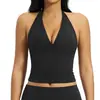 Chaleco de Yoga de Nuevo Estilo con Cuello Halter y Espalda Hueca, Sujetador Deportivo a Prueba de Impactos para Mujer, Top de Fitness para Exteriores Amazon 4201