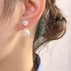 Pendientes de plata 925 con forma de perla de amor, con borlas dulces y temperamento floral, pendientes de Joker suaves para mujer, venta al por mayor