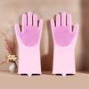 Guantes para lavar platos, cepillos de cocina, guantes de silicona para lavar ollas, guantes de limpieza con aislamiento térmico, resistentes al desgaste, guantes de limpieza para la cocina y las tareas del hogar.
