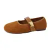 Mocasines de suela blanda, Zapatos planos de noche, Nuevos zapatos Mary Jane para mujer, Estilo casual francés para vestidos, Verano y Otoño 2026