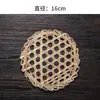Esterilla hexagonal de bambú tejido con fondo antiadherente esterilla de bambú lámina de red de bambú varilla de bambú da de bambú red inferior de bambú olla de barro guiso pescado otro