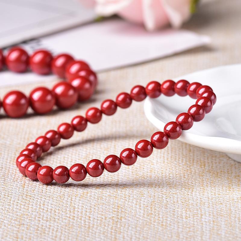 帝王砂圆珠手串