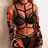 B0166 Moda Europeia e Americana Transfronteiriça Lingerie Sexy Lingerie de Renda Conjunto de Sutiã de Alças para Mulheres