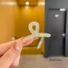 Presilha de cabelo transparente pequena transfronteiriça, presilha tubarão de cor sólida para rabo de cavalo alto, mini presilha de cabelo de 4,5 cm, acessório de cabelo fofo para meninas
