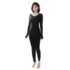 Comércio Exterior Transfronteiriço Popular Ácido Hialurônico Beleza da Pele Roupas, Íntimos Térmicos, Roupa Íntima Base Sem Costura Ultrafina, Outono e Inverno