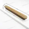 Manija de Madera Maciza Estilo Nuevo Chino Nórdico para Armario de Sala de Estar y Zapatero, Manija en T de Nogal Importado para Cajón de Dormitorio