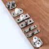 Localizador de porta de correr de aço inoxidável direto da fábrica Batente pendular de porta de correr de armário Acessórios para guarda-roupa Localizador com rolamento