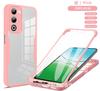 Funda Adecuada para Teléfono Oppo Reno16 A6X Qicai 360 Cobertura Total Realme C100 Funda Protectora Integrada con Película